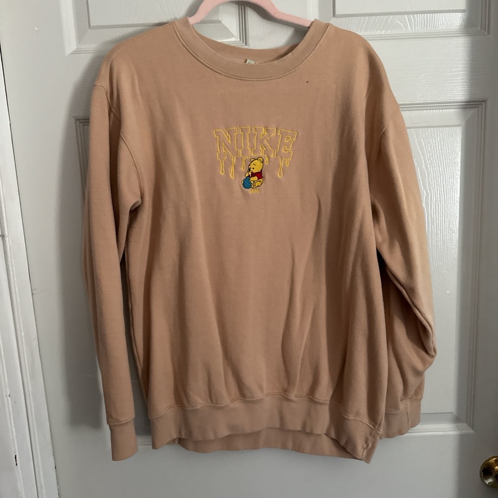 Nike Beige Crewneck Men's Sweater